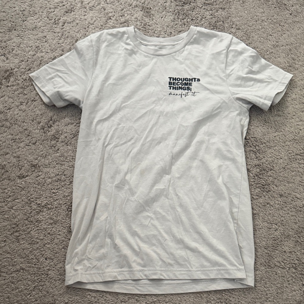 Imperfect White Graphic T-Shirt